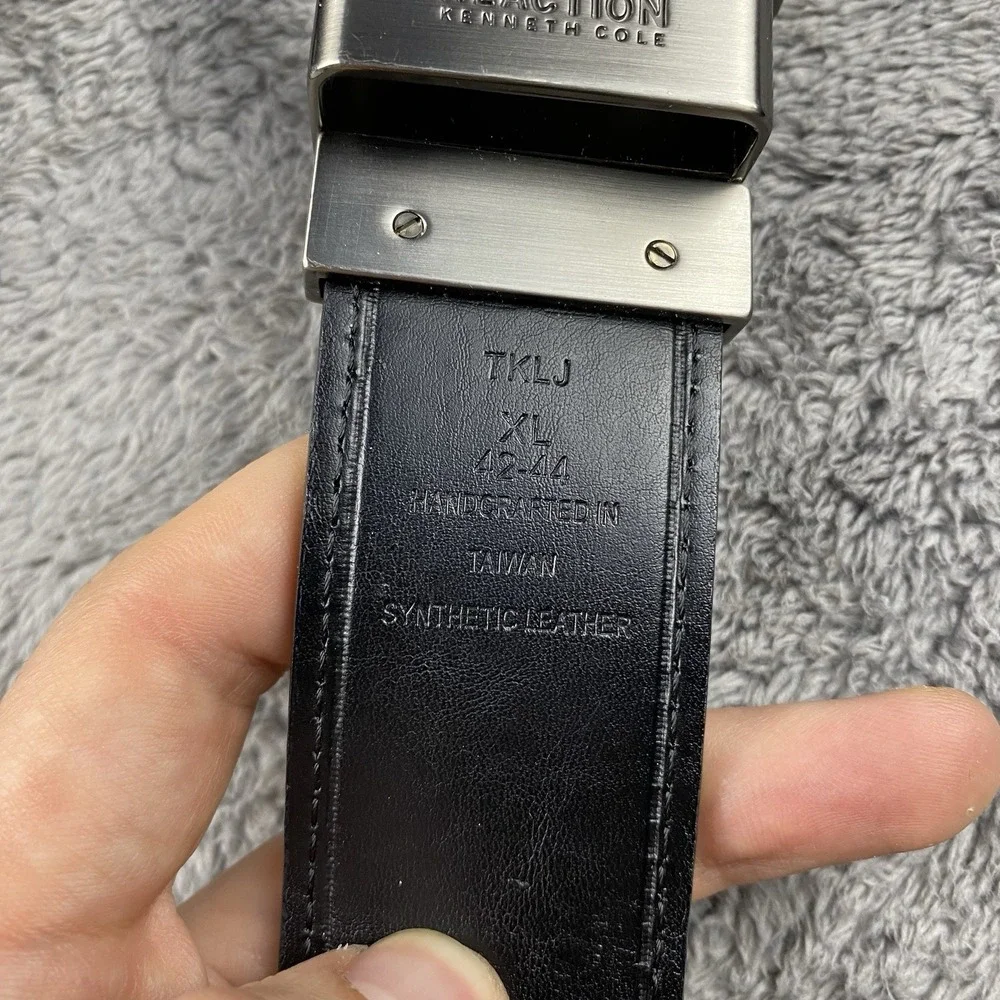 Kenneth Cole Reaction Belt Mens XL 42-44 Black‎